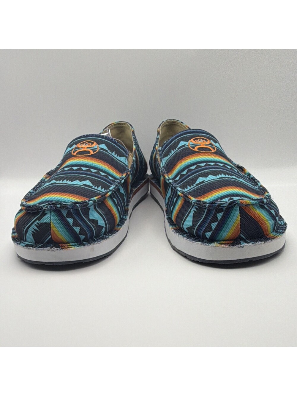 Hooey by Twisted X Men's Southwestern Aztec Canvas Slip-On Loafers (Size 10M)